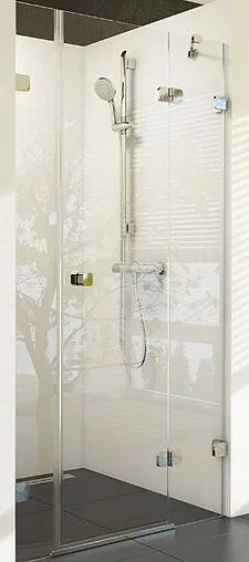 Дверь в нишу 1200мм прозрачное стекло Ravak Brilliant BSD2-120 R B SET 0UPG0A00Z1+D01000A089