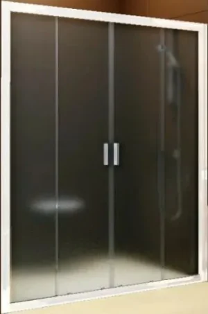 Дверь в нишу 1400мм прозрачное, матовое стекло Ravak Blix BLDP4-140 0YVM0100ZG
