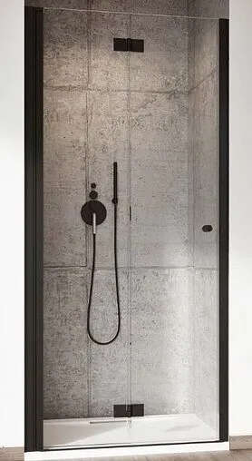 Дверь в нишу 700мм прозрачное стекло Radaway NES 8 Black DWB I 70 L 10079070-54-01L