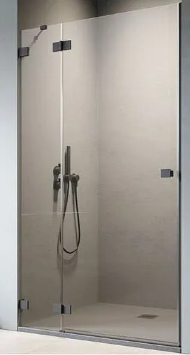 Дверь в нишу 800мм прозрачное стекло Radaway Essenza Pro Black DWJ 80 L 10099080-54-01L