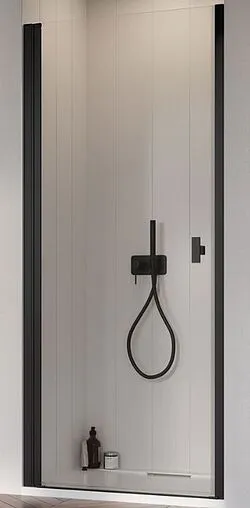 Дверь в нишу 900мм прозрачное стекло Radaway NES 8 Black DWJ I 90 L 10076090-54-01L