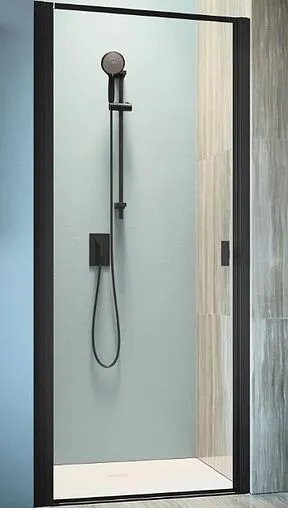 Дверь в нишу 900мм прозрачное стекло Radaway NES Black Frame DWJ I 90 L 10026090-54-56L