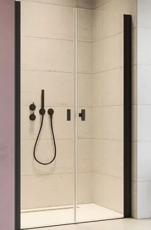 Дверь в нишу 950мм прозрачное стекло Radaway NES 8 Black DWD I 95 10077050-54-01L+10077045-54-01R