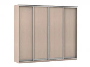 Шкаф купе Модерн 2362х600 4-х дверный 3-х секционный глухой ясень