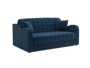 Диван Аккордеон Барон №4 Темно-синий Luna 034