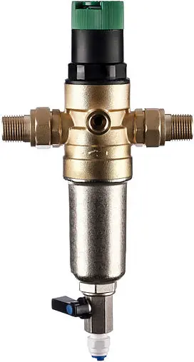 Фильтр тонкой очистки воды с редуктором давления ½"н x ½"н Гейзер Бастион 521 32682