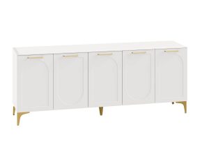 Монтесито Тумба под ТВ 16.66 Белый шагрень