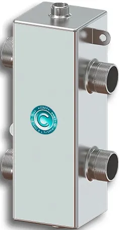 Гидрострелка до 70 кВт 1¼"н x 1¼"н Север-80(Aisi) 1915002