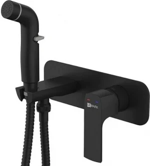 Гигиенический душ со смесителем Lemark Ursus чёрный матовый LM7220BL