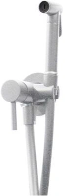 Гигиенический душ со смесителем Paffoni Tweet Round белый матовый ZDUP110BO