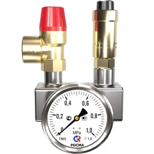 Группа безопасности котла до 50 кВт 1" 3 бар Gidruss BSGSS-25 BS 25010 02