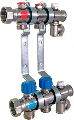 Группа коллекторная без расходомеров 10 отводов 1"нг x ¾"ек TECEflex 340160