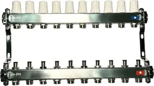 Группа коллекторная без расходомеров 10 отводов 1"в/в x ¾"ек Uni-fitt OPTIMAL 451B4310.RU