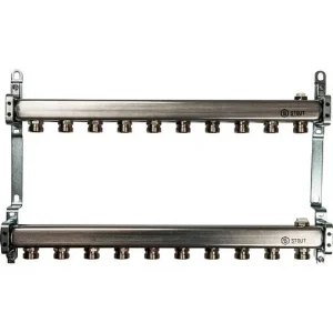 Группа коллекторная распределительная 10 отводов 1"в/в x ¾"ек Stout SMS 0923 000010