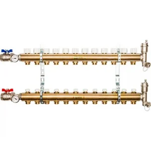 Группа коллекторная без расходомеров 12 отводов 1"в/в x ¾"ек Stout SMB 0468 000012