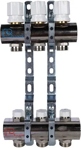 Группа коллекторная без расходомеров 3 отвода 1"в/в x ¾"ек Luxor CD 468M/3 15552703MN