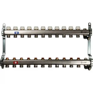 Группа коллекторная без расходомеров 3 отвода 1"в/в x ¾"ек Stout SMS-0932-000003