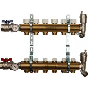 Группа коллекторная без расходомеров 6 отводов 1"в/в x ¾"ек Stout SMB 0468 000006