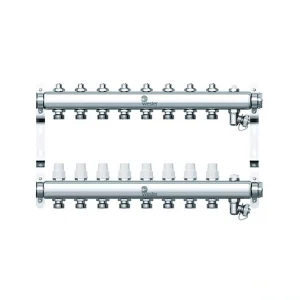 Группа коллекторная без расходомеров 8 отводов 1"в/в x ¾"ек Wester W903.8