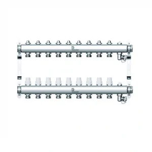 Группа коллекторная без расходомеров 9 отводов 1"в/в x ¾"ек Wester W903.9