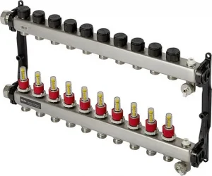 Группа коллекторная с расходомерами 10 отводов 1"нг x ¾"ек TECEfloor SLQ 77310010