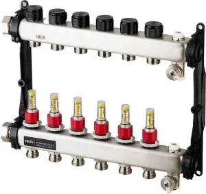 Группа коллекторная с расходомерами 6 отводов 1"нг x ¾"ек TECEfloor SLQ 77310006