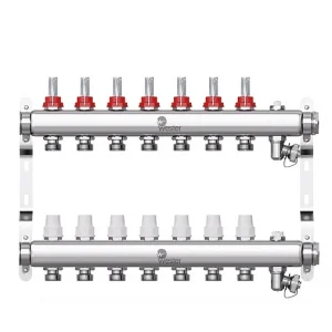 Группа коллекторная с расходомерами 7 отводов 1"в/в x ¾"ек Wester W902.7