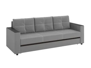 Смарт диван-кровать 3-х мест / велюр Parma 25 серый
