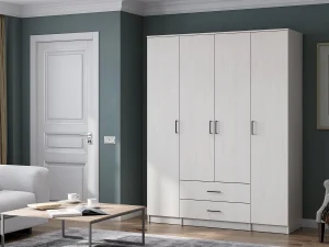 ШК 1 шкаф (серия 2) / Ясень светлый