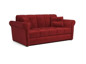 Диван Гранд бархат красный / STAR VELVET 3 DARK RED