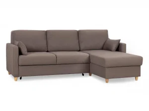 Дилан диван-кровать угловой ТД 421 Сага браун