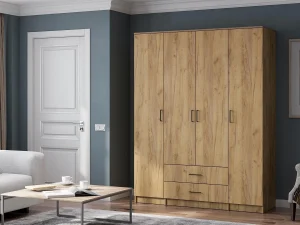 ШК 1 шкаф (серия 2) / Дуб золотой