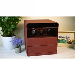 Сейф мебельный Klesto Smart JSM3 рубиновая кожа