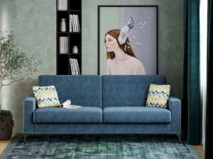 Диван-кровать Алекс 3Т модель 047 Геометрия 69/Вивальди 13