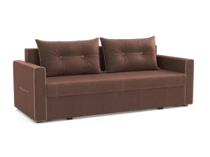 Диван-кровать Оригами жаккард тесла шоколад/крем