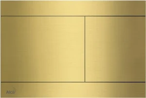 Клавиша смыва для унитаза AlcaPlast FLAT FUN-BRASS латунь