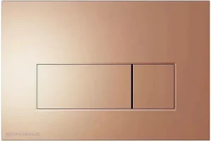 Клавиша смыва для унитаза Kerama Marazzi M57KM.RGM розовое золото матовое