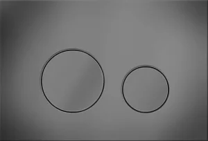 Клавиша смыва для унитаза KK-POL M11 SPP/112/WS/K оружейная сталь