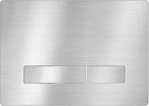 Клавиша смыва для унитаза KK-POL VITRUM METAL SLIM 350/PSM/005-00-00 нержавеющая сталь