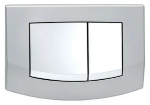 Клавиша смыва для унитаза TECEambia 9240253 кнопки/хром глянцевый, панель/хром матовый