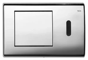 Клавиша смыва для унитаза с ИК-датчиком от батареи 6 В TECEplanus 9240351 хром глянцевый