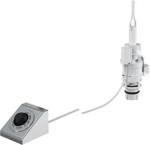 Кнопка пневматического смыва на расстоянии (ножное управление) AlcaPlast MPO13 хром глянцевый