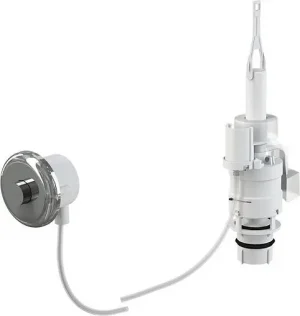 Кнопка пневматического смыва на расстоянии (ручное управление) AlcaPlast MPO11 хром глянцевый