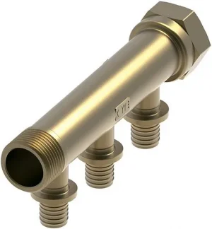 Коллектор распределительный проходной 2 отвода ¾"в/н x 16мм TECEflex 762201