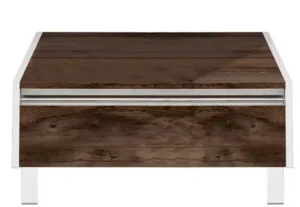 Комод напольный Aquaton Капри 80 таксония темная/белый 1A231103KPDB0