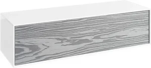 Комод подвесной Aqwella Genesis 120 миллениум серый/белый GEN0312MG