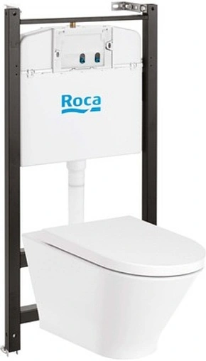 Комплект 4 в 1 Roca Gap Round Rimless 893105000