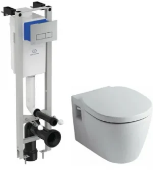 Комплект 5 в 1 Ideal Standard Connect W22001AA с кнопкой хром глянцевый