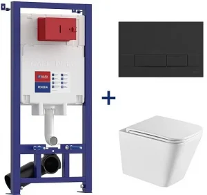 Комплект 5 в 1 Lemark Peneda+Bit Florex White 100802420 с кнопкой Bit 9802006 черный матовый soft touch