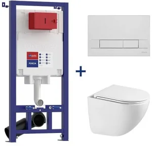 Комплект 5 в 1 Lemark Peneda+ Bit+Glazer White 100801427 с кнопкой Bit 9801005 хром глянцевый